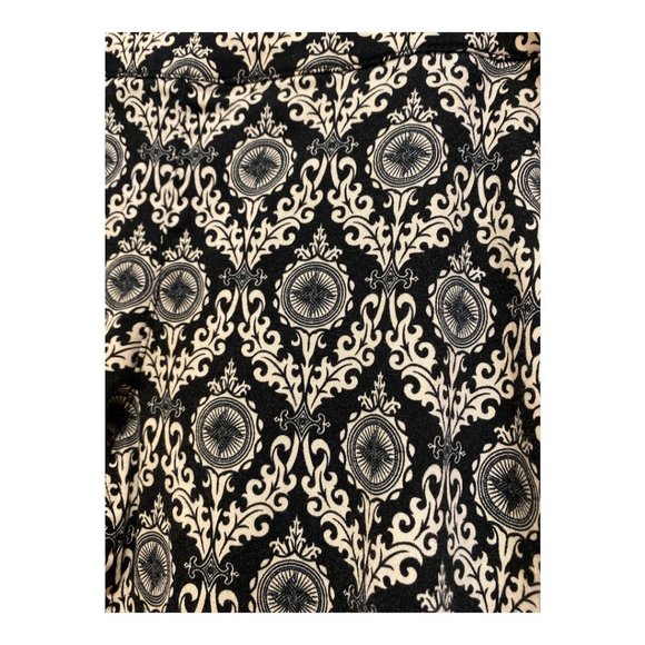 G21 Pants Black and White Pattern Jr Size 15 Side Zipper 98% Cotton - Picture 5 of 10